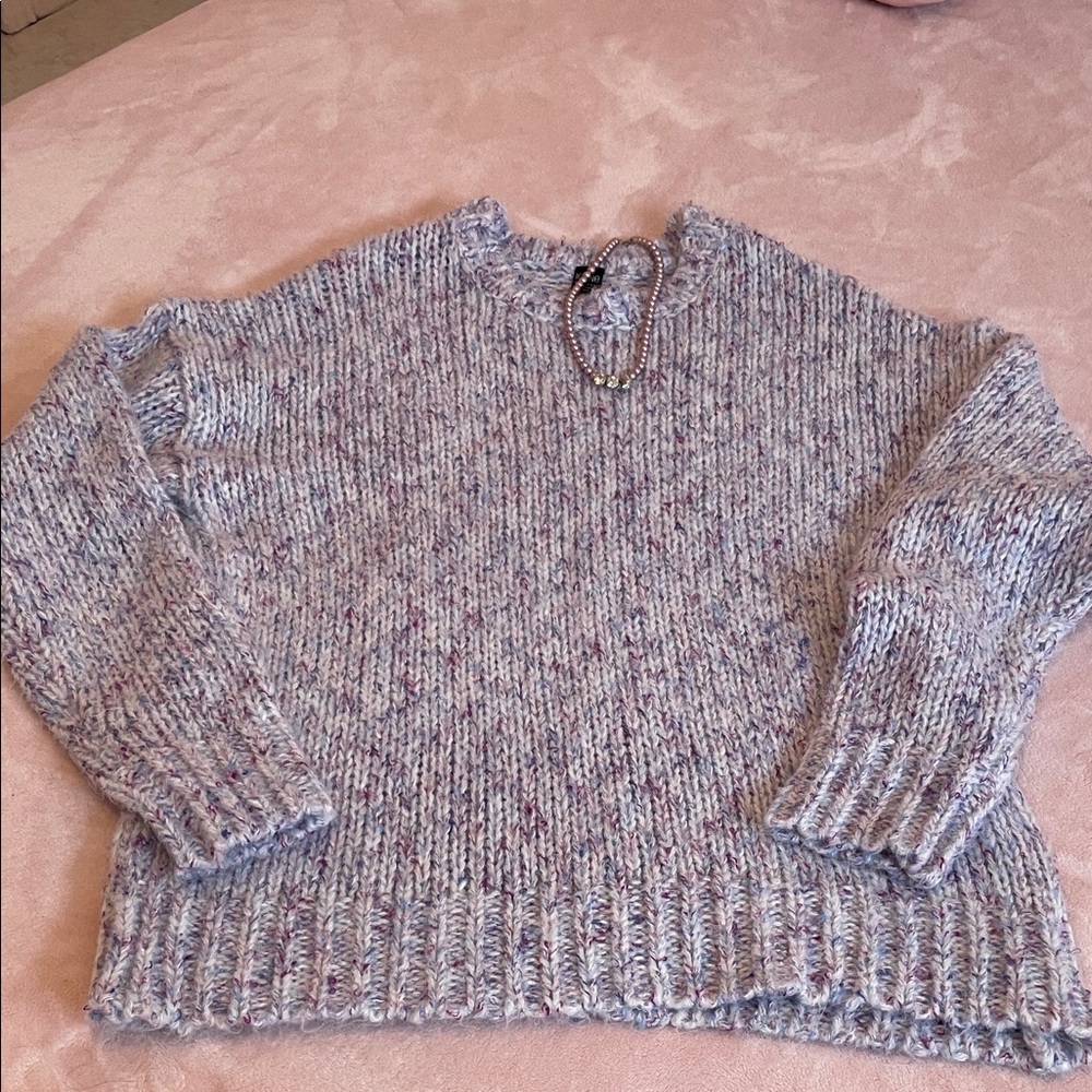 🎀💜🌸ICÔNE par SIMONS Pastel knit Sweater  Size L